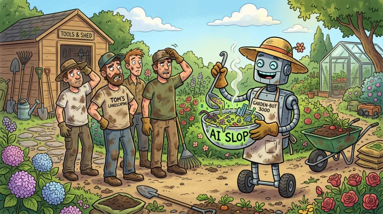 Landscapers AI Slop