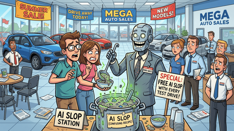 car dealership AI Slop