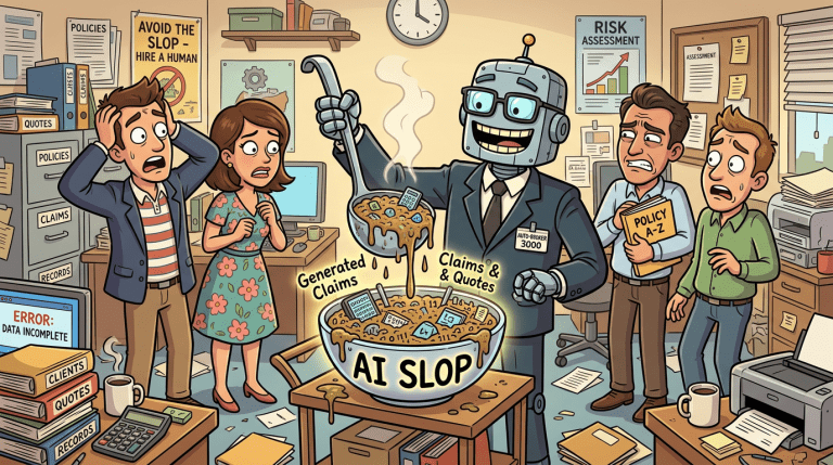 insurance broker ai slop