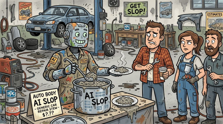 Auto Body Shop AI Slop4
